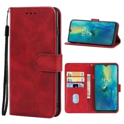 Funda Telefónica de Cuero para Cubot P30 (Rojo)