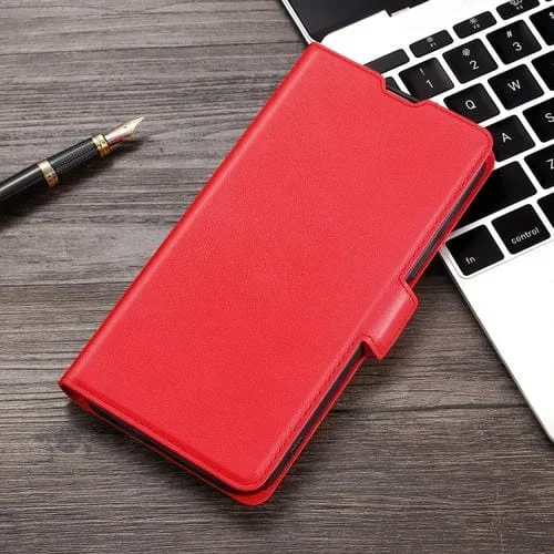 Funda Telefónica para LG K50 Hebilla de Voltaje Ultra Delgada PU + TPU (Rojo)