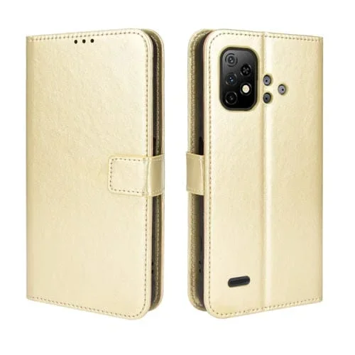 Funda Telefónica Umidigi Bison X10 Retro Crazy Horse Texture (Oro)
