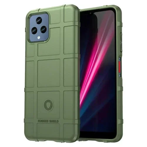 Funda TPU a Prueba de Golpes para T-Mobile Revvl 6 Pro 5G Cobertura Completa (Verde)