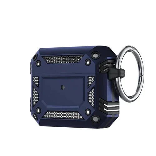 Funda TPU anticaída para auriculares con gancho para caja AirPods 3 (Azul)
