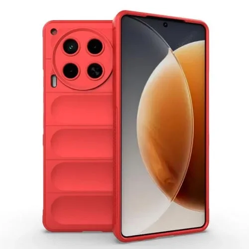 Funda TPU + Franela Tecno Camon 30 4G Global Magic Shield (Roja)