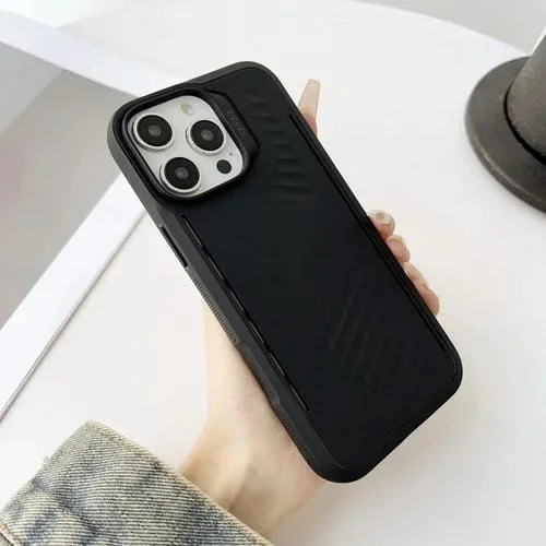 Funda TPU Gaer4 a Prueba de Golpes con Imitación Magsafe para iPhone 12 Pro Max (Negra)