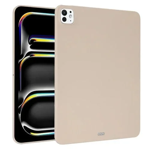 Funda TPU Suave con Aceite en Aerosol para iPad Pro 11 (2024) (Blanco Leche)