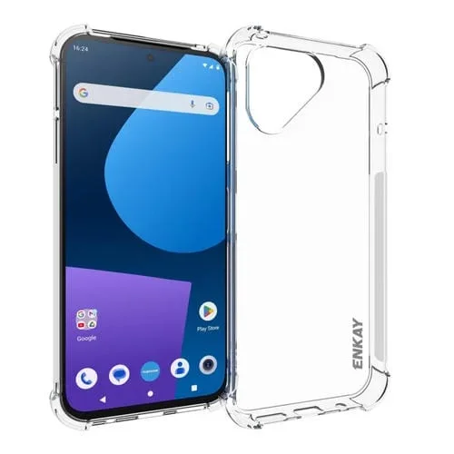 Funda Transparente TPU para Fairphone 5 Enkay Hat-Prince a Prueba de Golpes