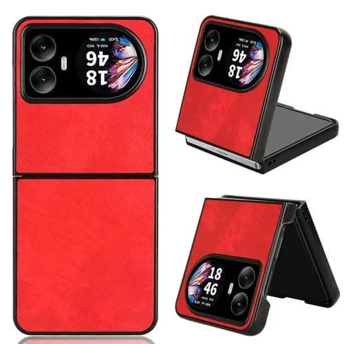 Funda Trasera BlackView Hero 10 con Textura de Lichi (Roja)