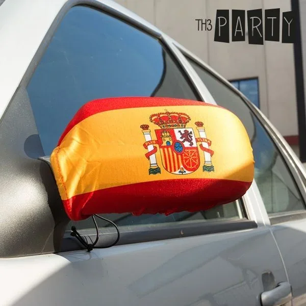 Fundas para espejos retrovisores bandera de españa th3 party (pack de 2)