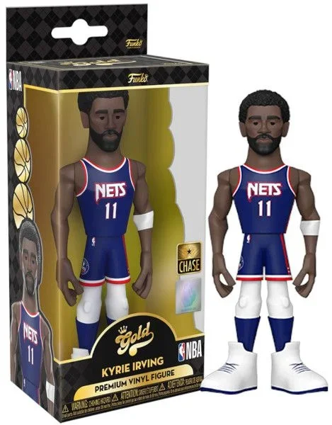 Funko Gold 5″ NBA: Nets – Kyrie Irving – (CE’21) – 1/6 de Probabilidades de Obtener la RARA Variante ChaseASE – Figura de Acción de Vinilo Coleccionable – Idea de Regalo de Cumpleaños y Exhibir