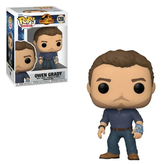 Funko Pop! Movies: JW3 – Owen Grady – Jurassic World 3 – Figura de Vinilo Coleccionable – Idea de Regalo- Mercancia Oficial – Juguetes para Niños y Adultos – Movies Fans – Muñeco para Coleccionistas