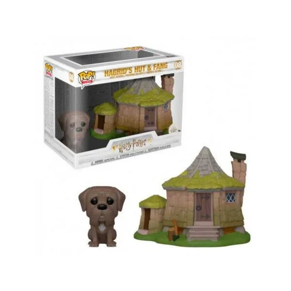 Funko Pop! Town: Harry Potter-Hagrid’s Hut with Fang – Figura de Vinilo Coleccionable – Idea de Regalo- Mercancia Oficial – Juguetes para Niños y Adultos – Movies Fans