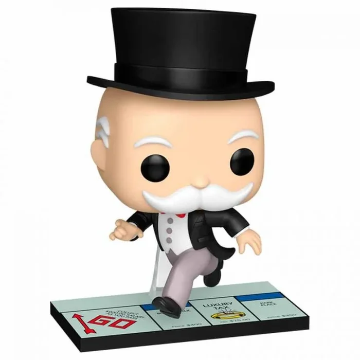 Funko Pop! Vinyl: Mr. Monopoly – Mr Mr. Monopoly – (Pass Go) – Hasbro, Inc – Figura de Vinilo Coleccionable – Idea de Regalo – Mercancia Oficial – Juguetes para Niños y Adultos – Ad Icons Fans
