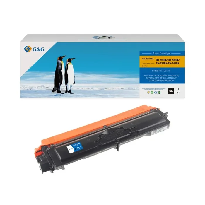 G&g brother tn230 negro cartucho de toner generico – reemplaza tn230bk