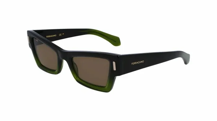 Gafas de Sol FERRAGAMO SF2006S 316 GRADIENT TRANSPARENT DARK GREE 53/23/140 Mujer