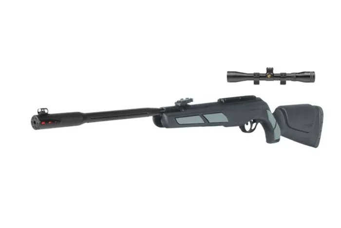 Gamo Viper Fusion Adult 1000 FPS calibre 5.5, rifle de aire comprimido, potencia de 24 J, 286 m/s, tecnología Whisper Fusion, visor Gamo 4X32WR incluido, ideal para tiro recreativo