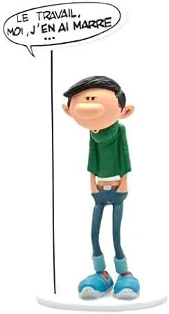 Gaston: Gaston con Sprechblase: M ́Enfin