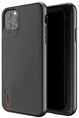GEAR4 Battersea funda para teléfono móvil 16,5 cm (6.5″) Negro, Naranja