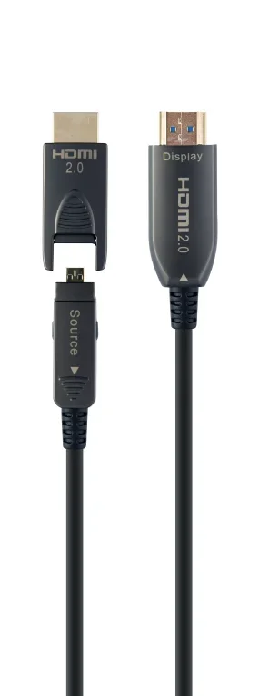 GEMBIRD Cable AOC HDMI D-A DE Alta Velocidad con ETHERNET AOC Premium Series 50 M
