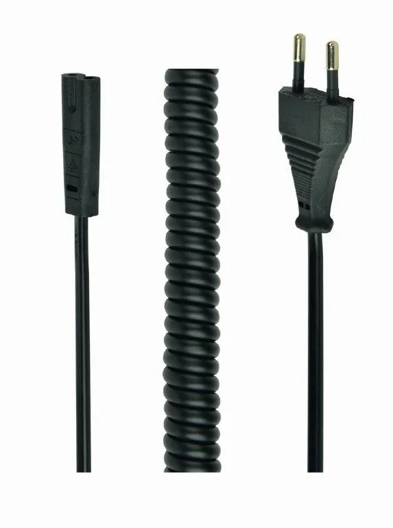 Gembird PC-C1-VDE-1.8M cable de transmisión Negro 1,8 m C1 acoplador Enchufe tipo F