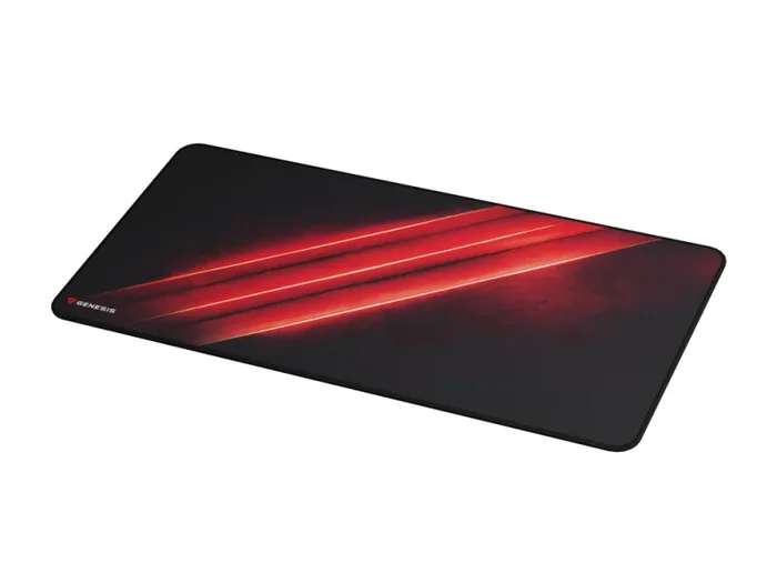 GENESIS Carbon 500 Maxi Flash G2 Alfombrilla de ratón para juegos Negro, Rojo