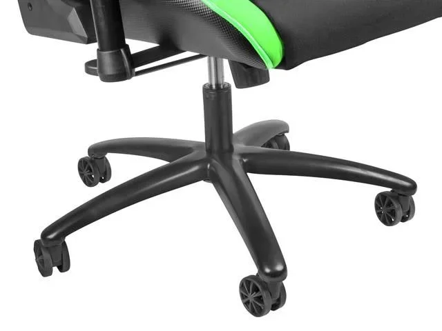 GENESIS Nitro 770 Silla para videojuegos de PC Asiento acolchado tapizado Negro, Verde