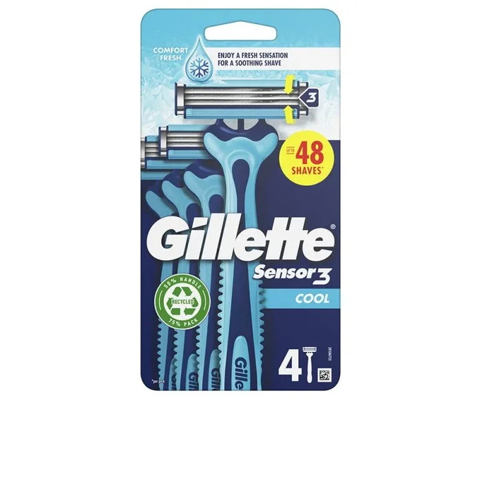 GILLETTE MAQ SENSOR3 COOL 4U Azul