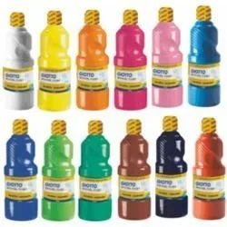 Giotto témpera escolar lavable magenta botella 1000 ml