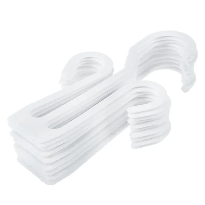 Glakyur Percha Estante de Secado de Zapatos de Zapatillas de plastico 10pzs Blanco