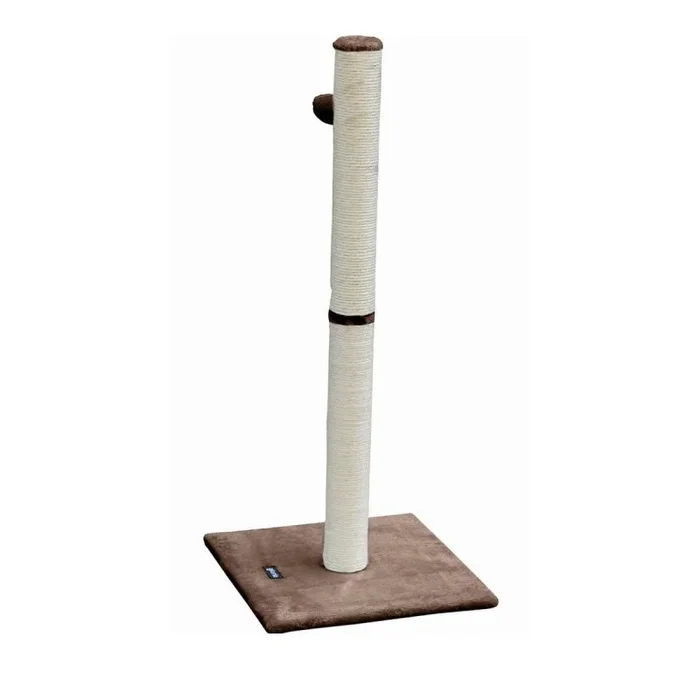 Gloria -Rascador para Gatos – Juguete para Gatos – Árbol para Gatos – Modelo Rin – 36 x 81.5 x 36 cm – Color Marrón – Poste Forrado en Sisal – Plataforma en Felpa – Accesorio con Pelota para Juego