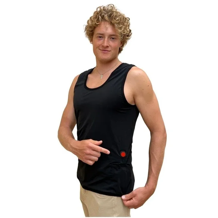 Glovii GV2M protección corporal para deportes de invierno Heated vest Esquiar, Snowboard Unisex Poliéster Negro