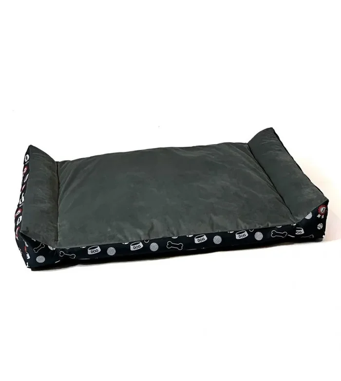 GO GIFT Cama para Mascota XL Grafito 97 x 8 x 96 cm