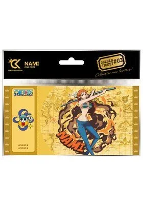 Golden ticket nami sobre individual one piece #03