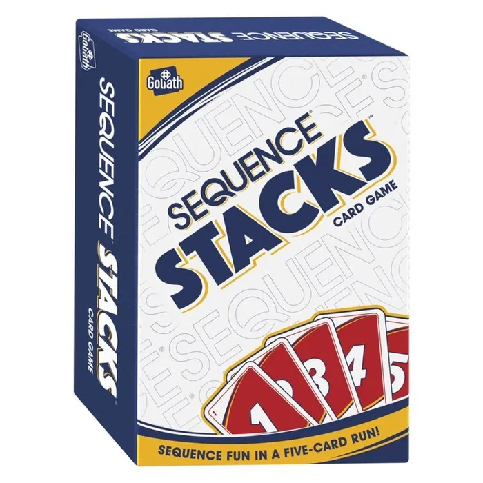 Goliat Sequence Stacks. Juego de Cartas. Juego de Estrategia. 2 A 6 Jugadores. Desde 7 Años, Rojo