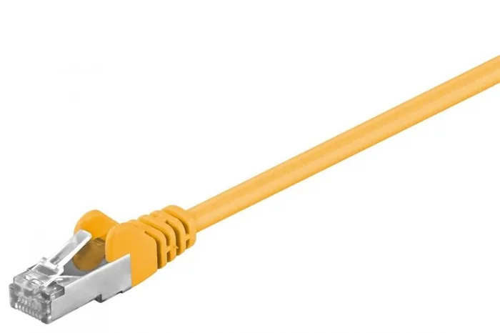 Goobay 50168 cable de red Amarillo 5 m Cat5e F/UTP (FTP)
