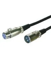 Goobay 50705 cable de audio 2 m XLR (3-pin) Negro, Metálico