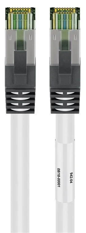 Goobay 55129 cable de red Blanco 10 m Cat8.1 S/FTP (S-STP)