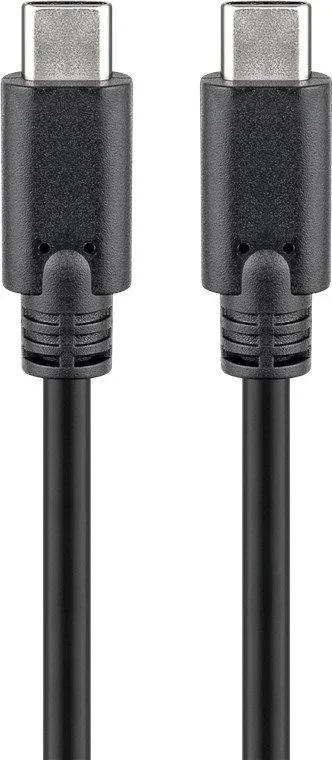 Goobay 56591 cable USB USB 3.2 Gen 2 (3.1 Gen 2) 0,5 m USB C Negro
