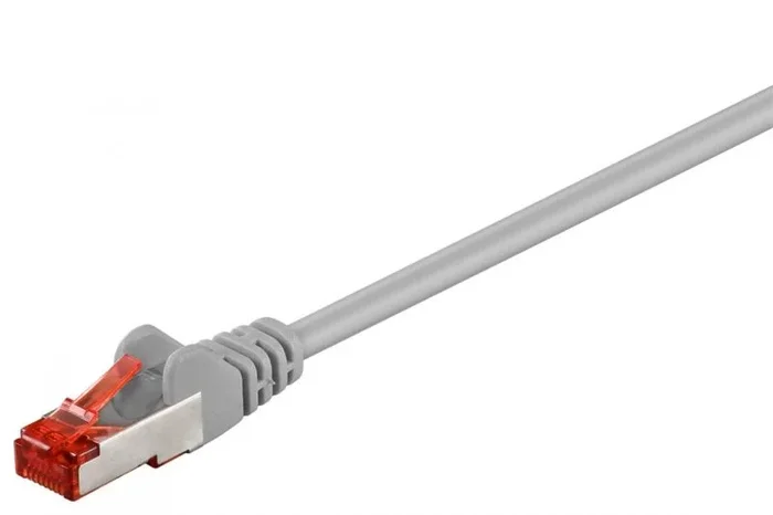 Goobay 93371 cable de red Gris 0,25 m Cat6 S/FTP (S-STP)