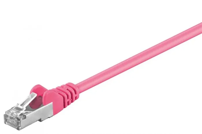 Goobay 93416 cable de red Magenta 3 m Cat5e SF/UTP (S-FTP)