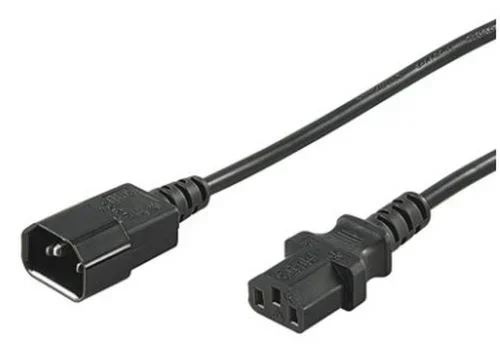 Goobay NK 100 S-200 – Cable (2 m, Male connector / Female connector, Negro)