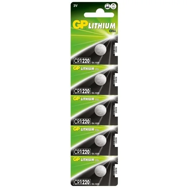 GP Batteries Lithium Cell CR1220 Batería de un solo uso Litio