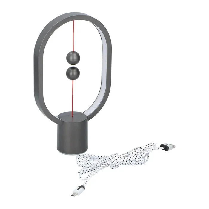 Grundig 73203 Lampara Magnetizada Led con Usb, Multicolor, 24.6x55x14 cm