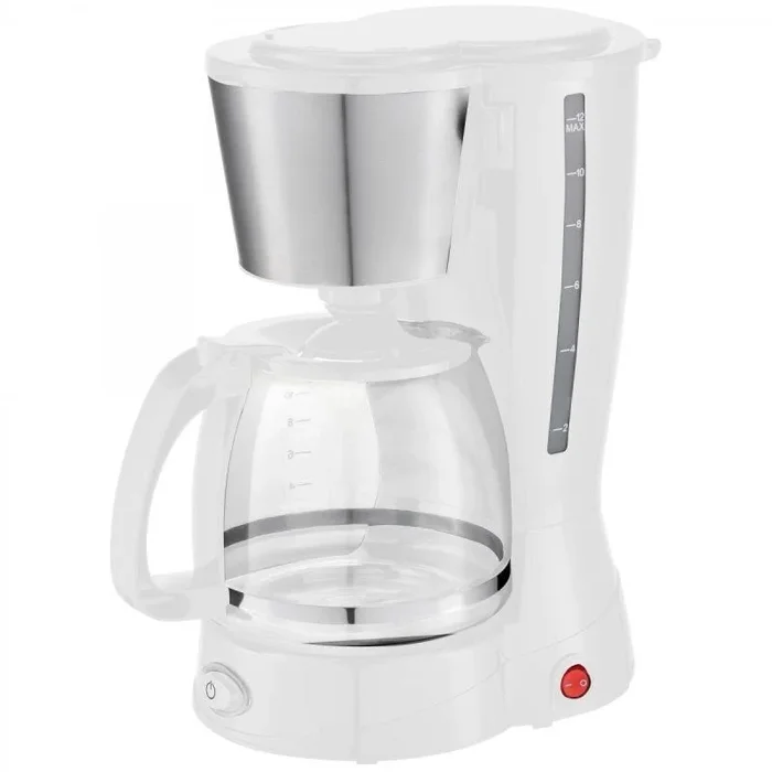 Grunkel Cafetera de Goteo CAF-B AROMA Blanco 1,5 L