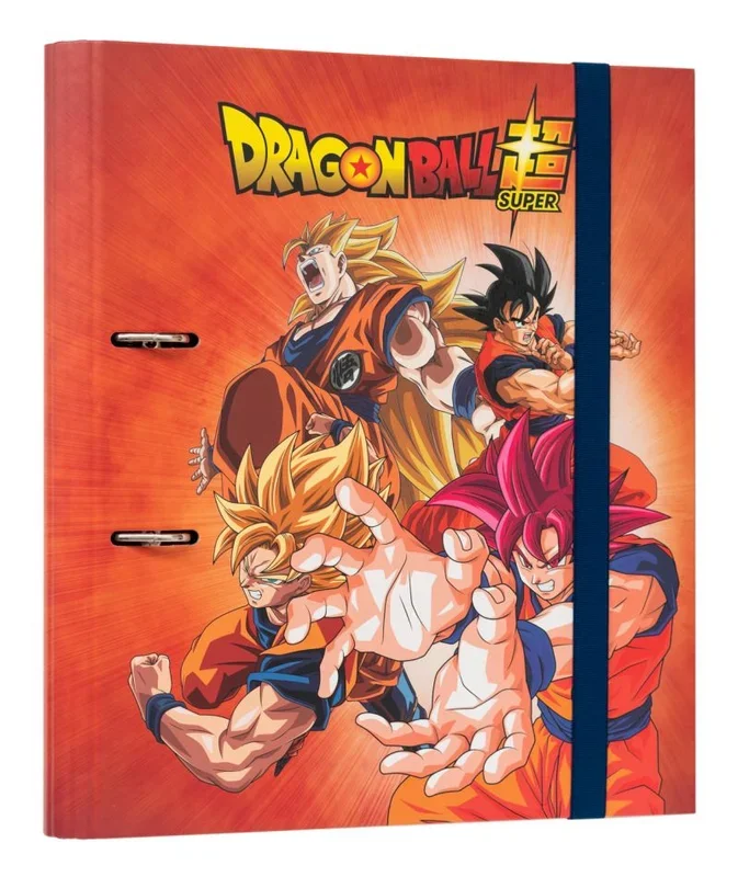 Grupo Erik Carpeta 2 anillas troquelada premium Dragon Ball – Archivador A4 – Carpeta anillas tapa dura / Archivador 2 anillas – Carpeta anillas A4 – Vuelta al cole material escolar, C2AT0029