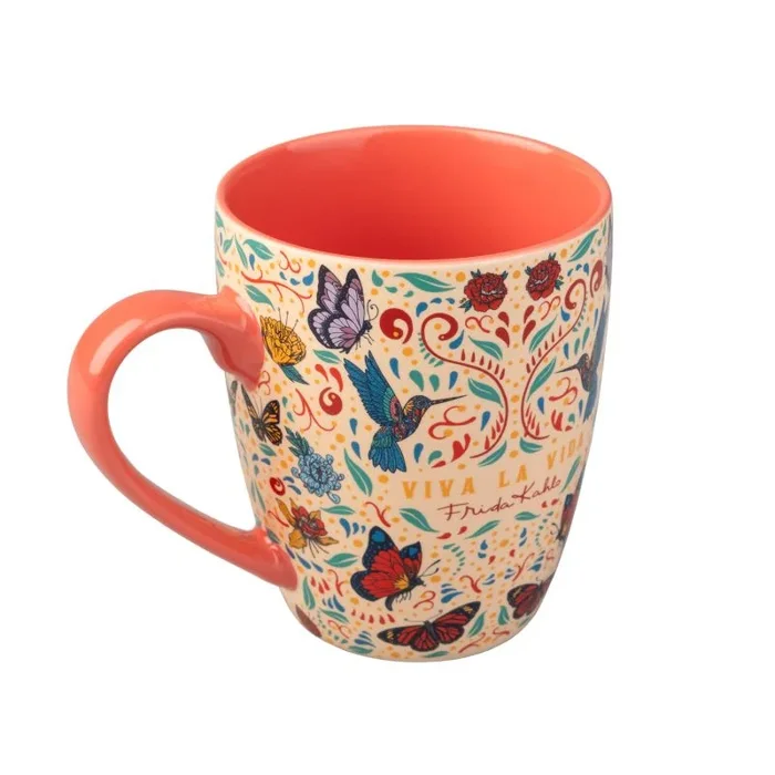 Grupo Erik Taza Frida Kahlo – Tazas de café 350 ml: Tazas desayuno originales para regalar : Regalo Cumpleaños Mujer Amantes del Arte | Cerámica