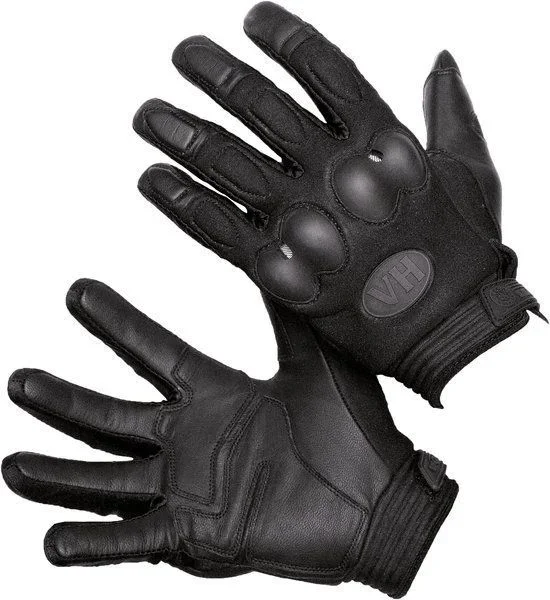 Guante Táctico Operativo Profesional Alpha de color negro en piel de primera calidad Vega Holster OG45