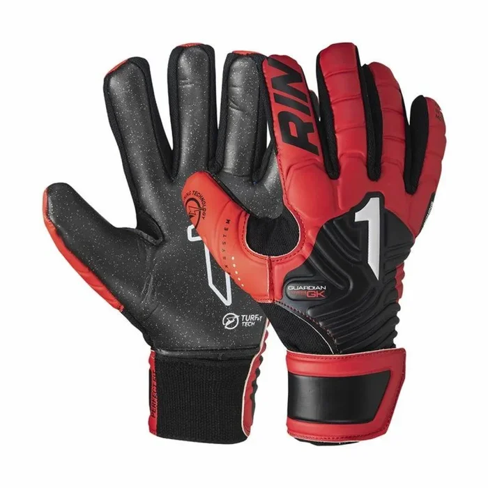 Guantes de portero para niños rinat guardian gk negro 4