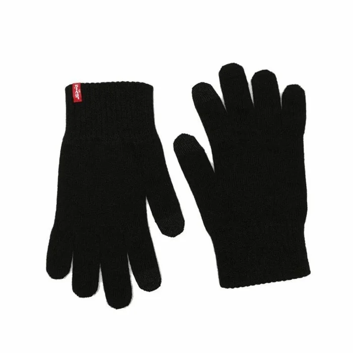 Guantes para Pantallas Táctiles Levi’s Ben Regular Negro S