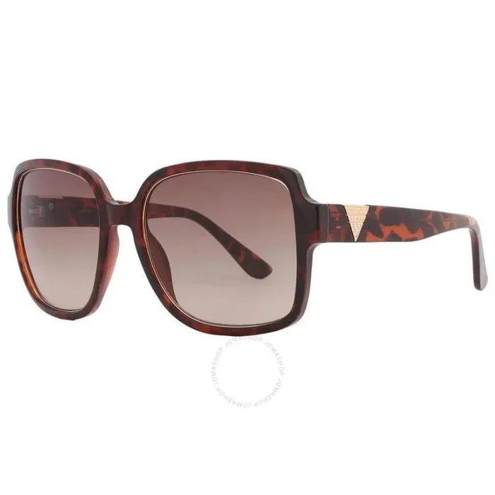 GUESS 56 mm GF6180 Dark Havana/Gradient Brown One Size