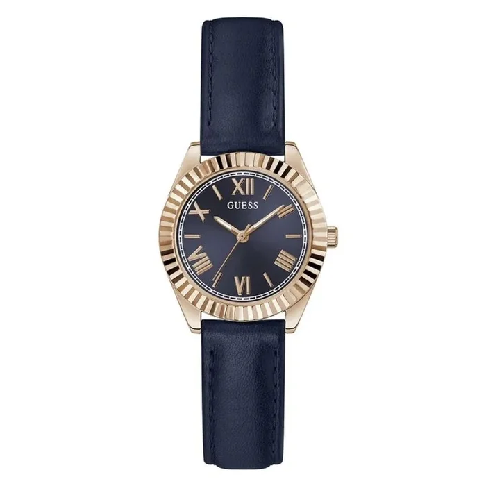 GUESS P RS GLD CS/Sun Navy DL/Navy SMTH LTR STRP, Azul Marino
