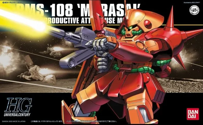 Gundam – HGUC 1/144 RMS-108 Marasai – Kit de Modelos